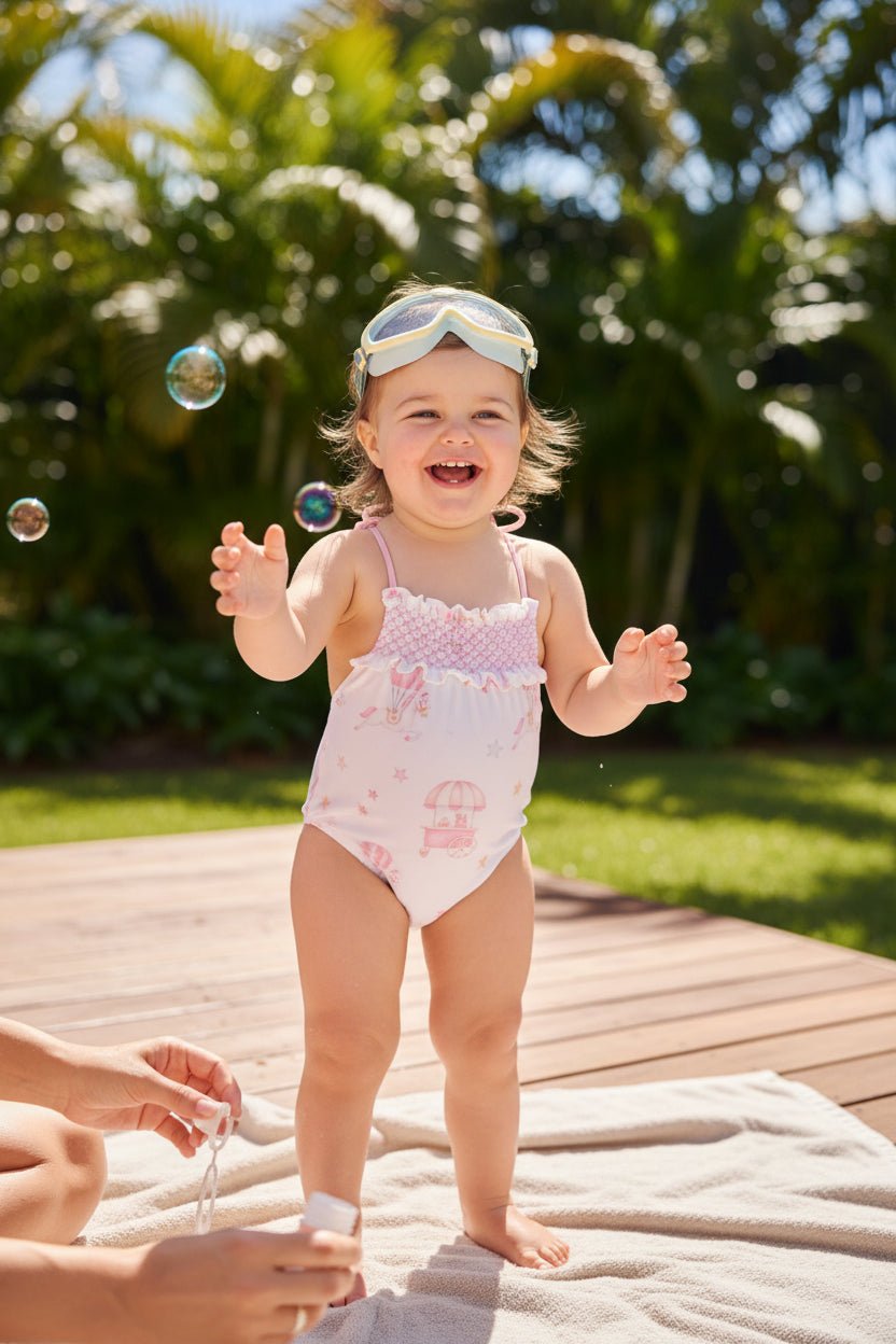 Meia Pata PREORDER 🛑 CAROUSEL "Curaçao" Swimsuit - Millie and John