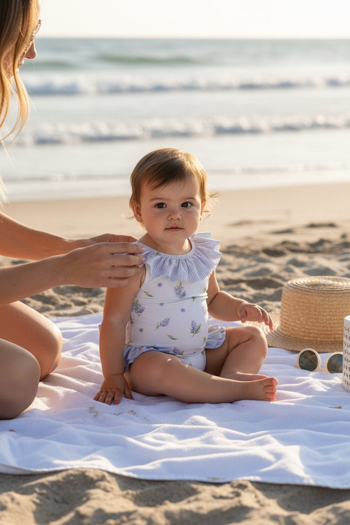 Meia Pata PREORDER 🛑 LAVENDER "Barbados" Swimsuit - Millie and John