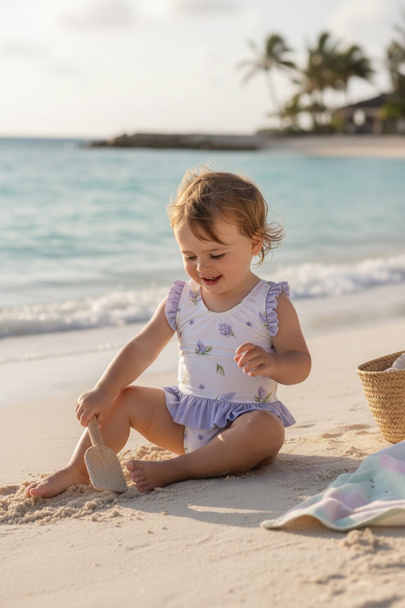 Meia Pata PREORDER 🛑 LAVENDER "Saona" Swimsuit - Millie and John