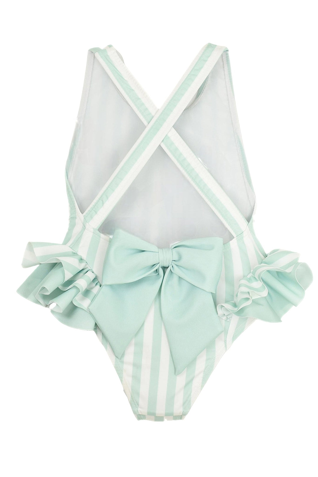 Meia Pata PREORDER 🛑 MINT STRIPES "Bahamas" Swimsuit - Millie and John