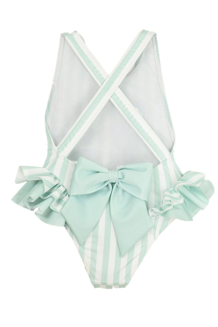 Meia Pata PREORDER 🛑 MINT STRIPES "Bahamas" Swimsuit - Millie and John