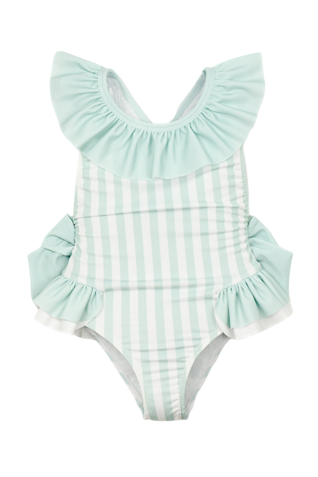 Meia Pata PREORDER 🛑 MINT STRIPES "Barbados" Swimsuit - Millie and John