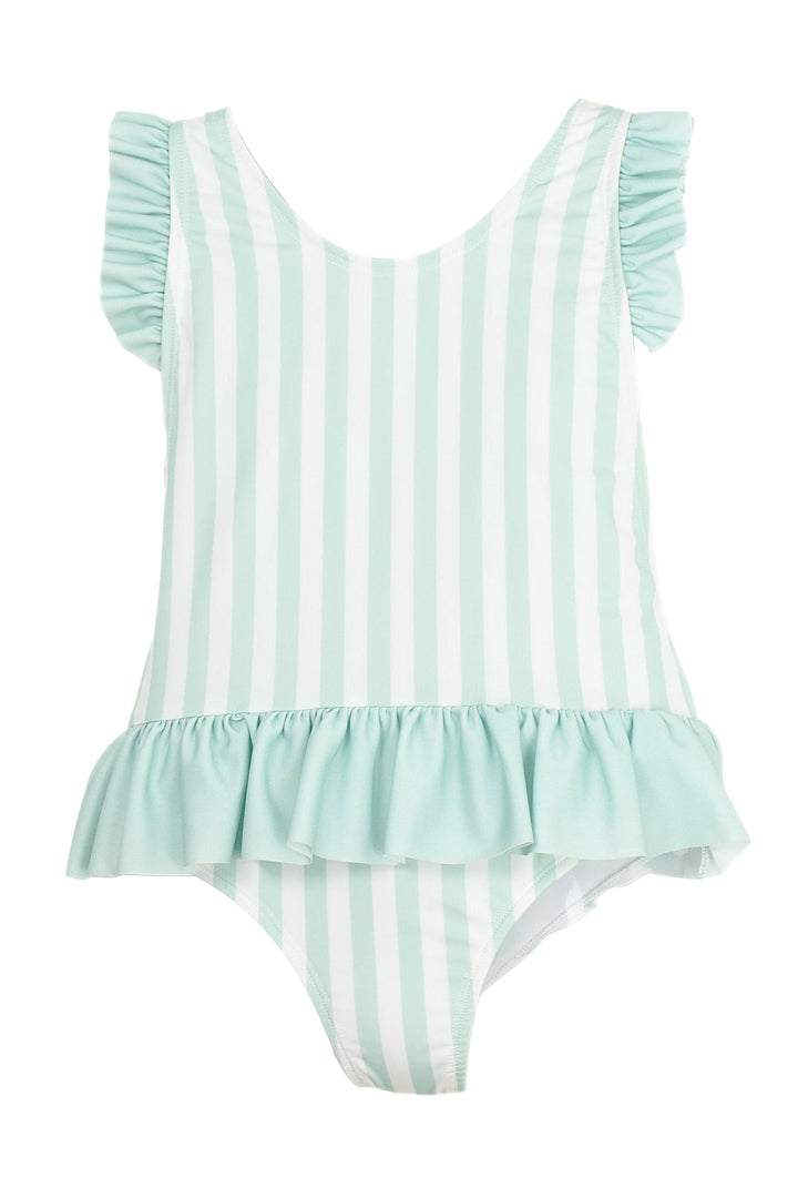 Meia Pata PREORDER 🛑 MINT STRIPES "Saona" Swimsuit - Millie and John