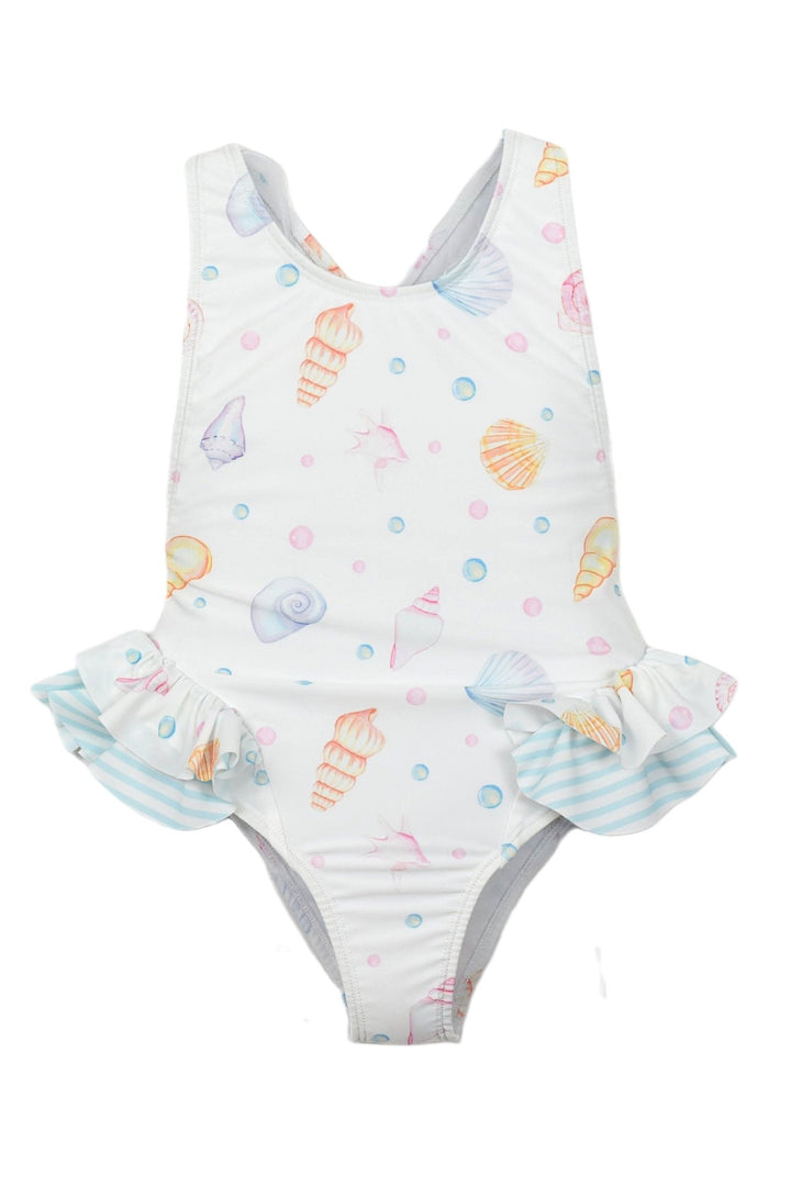 Meia Pata PREORDER 🛑 SEASHELLS "Bahamas" Swimsuit - Millie and John
