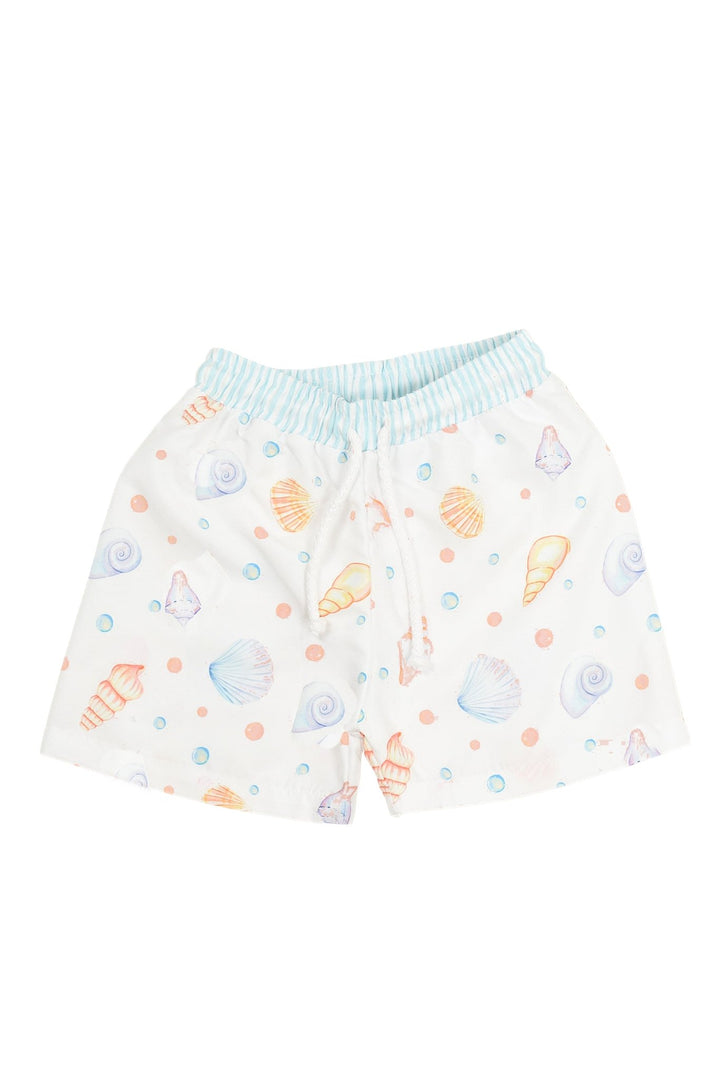 Meia Pata PREORDER 🛑 SEASHELLS Board Shorts - Millie and John