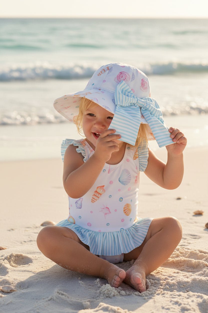 Meia Pata PREORDER 🛑 SEASHELLS "Saona" Swimsuit - Millie and John