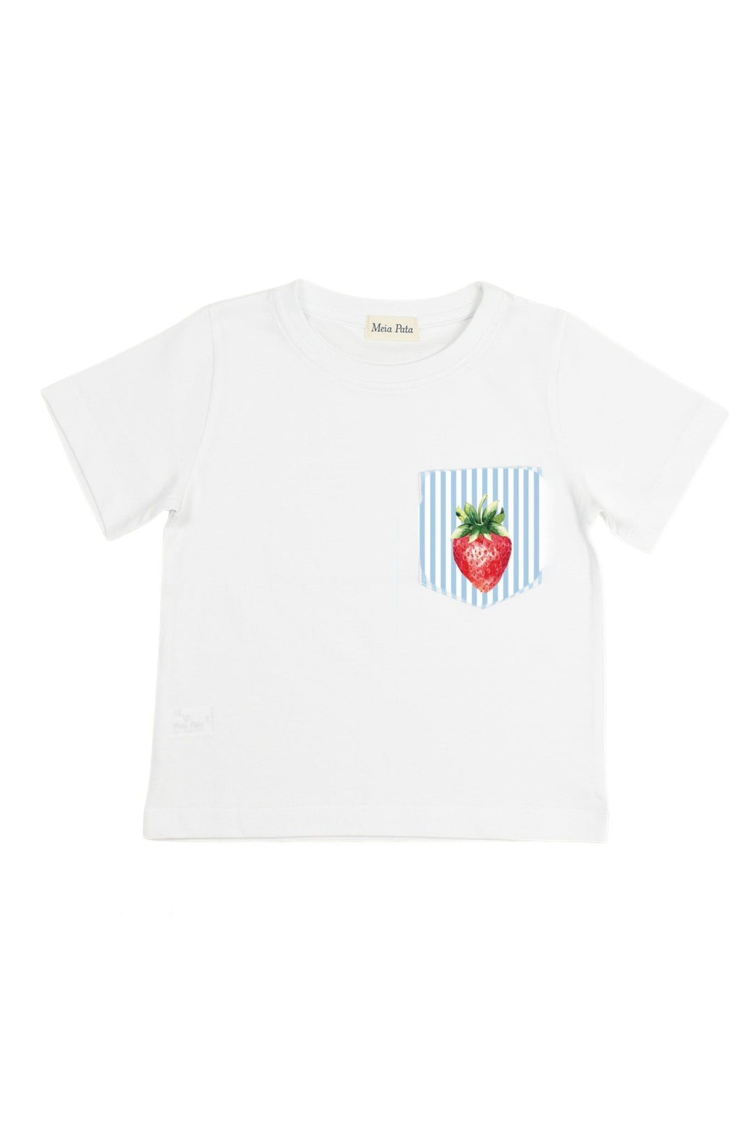 Meia Pata PREORDER 🛑 STRAWBERRIES Pocket T-Shirt - Millie and John