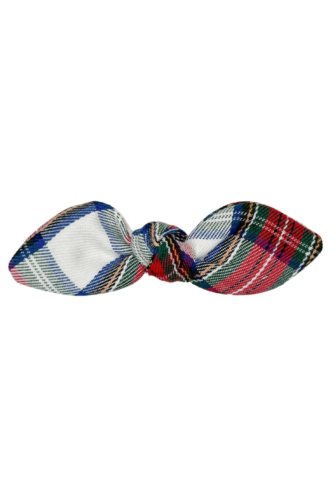 Meia Pata Tartan Knotted Hair Bow - Millie and John
