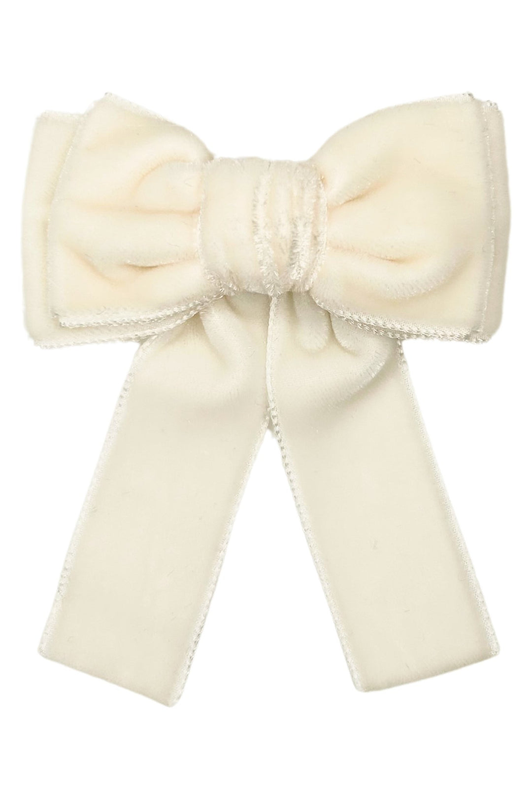 Meia Pata Velvet Hair Bow - Millie and John