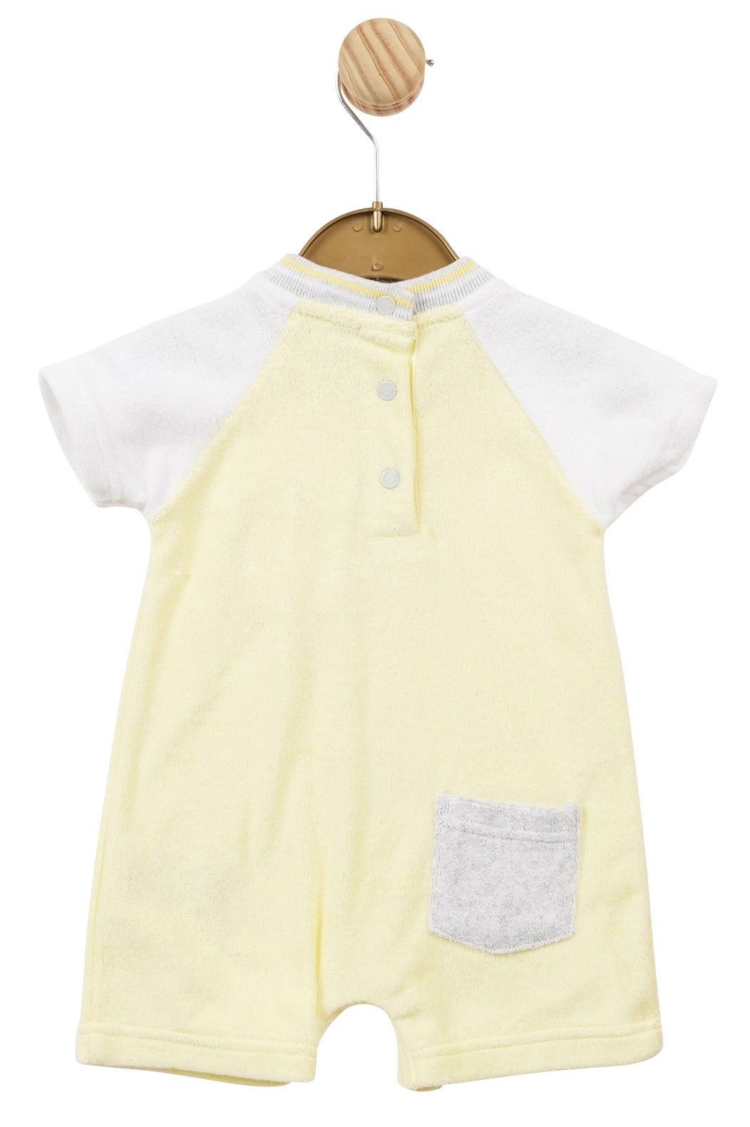 Mintini Baby "August" Lemon Terry Towelling Romper - Millie and John