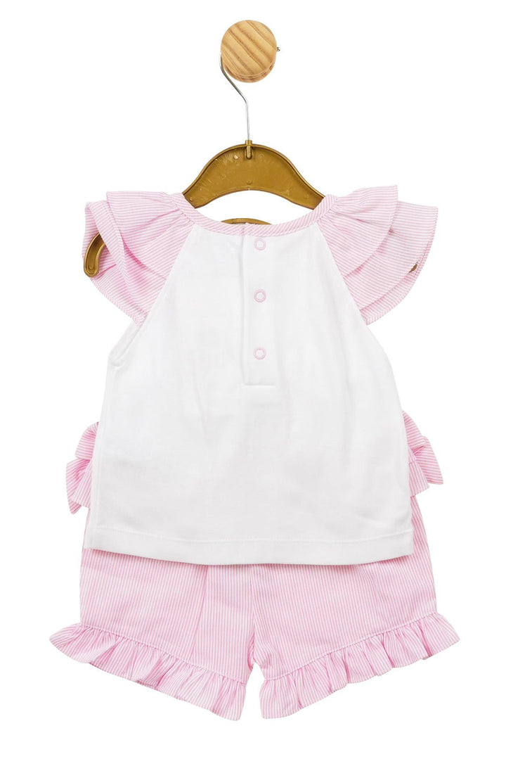 Mintini Baby "Elodie" Striped Blouse & Shorts - Millie and John