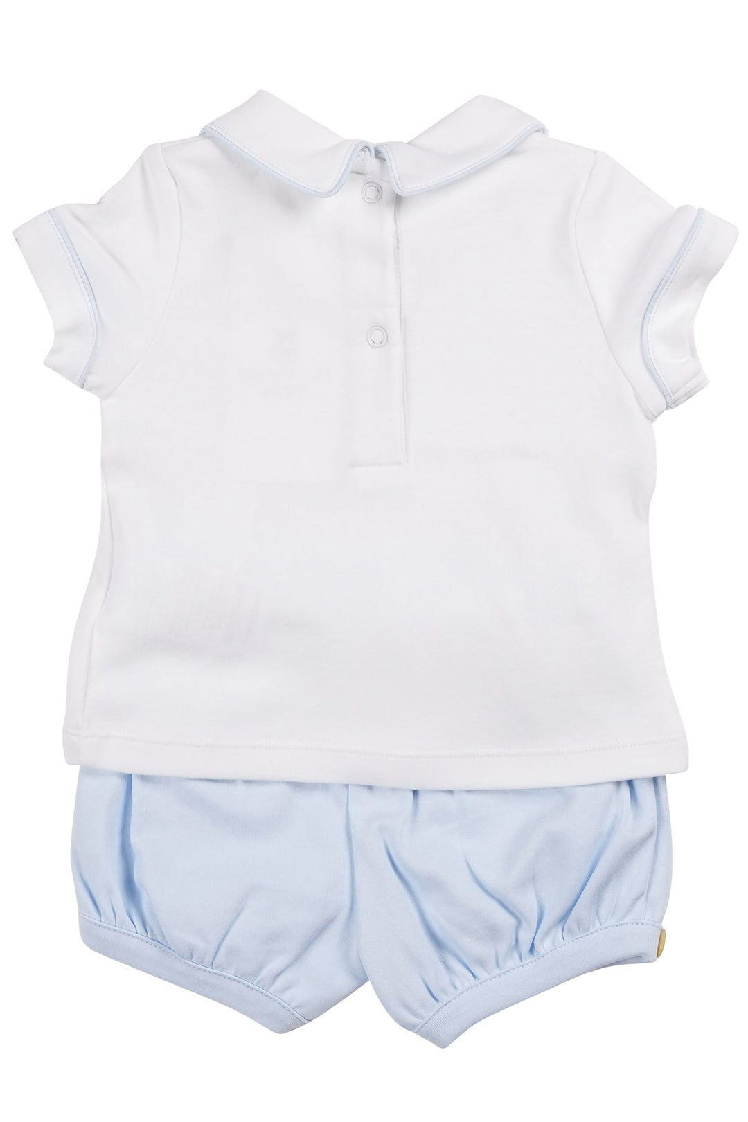 Mintini "Benjamin" Baby Blue Smocked Top & Jam Pants - Millie and John