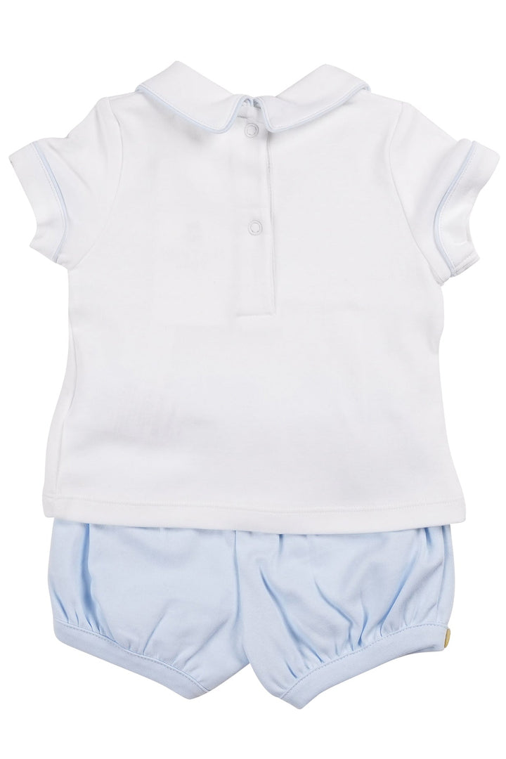 Mintini "Benjamin" Baby Blue Smocked Top & Jam Pants - Millie and John