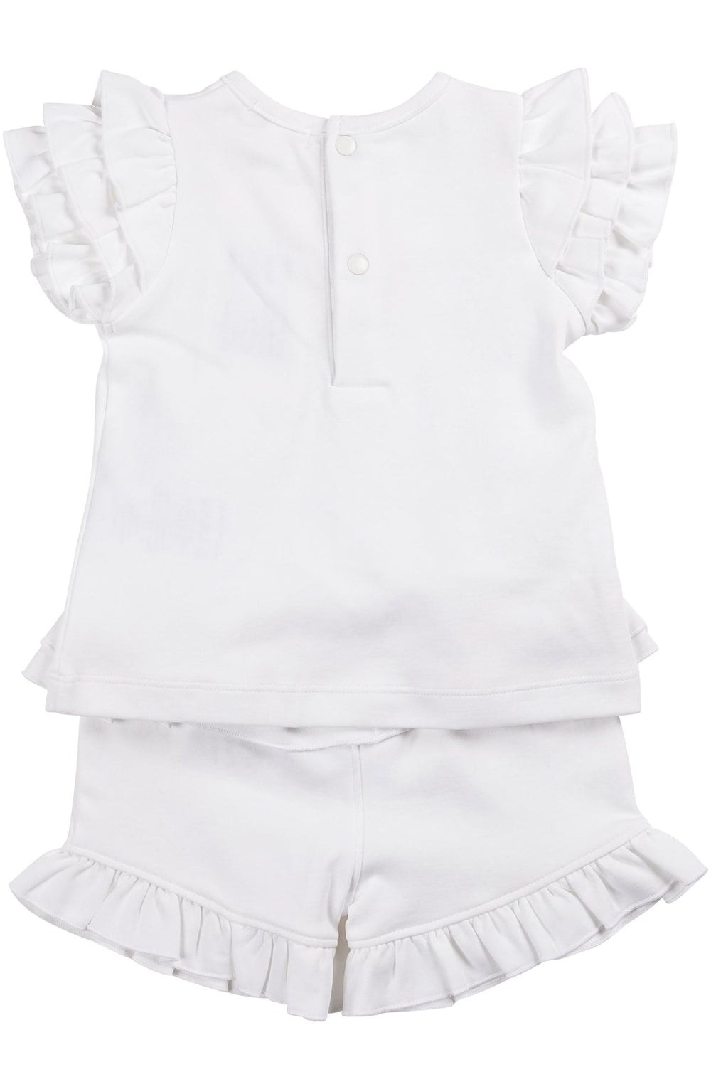 Mintini "Daisy" White Gingham Bow Top & Shorts - Millie and John