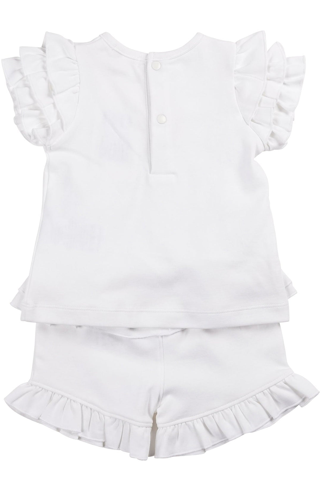 Mintini "Daisy" White Gingham Bow Top & Shorts - Millie and John