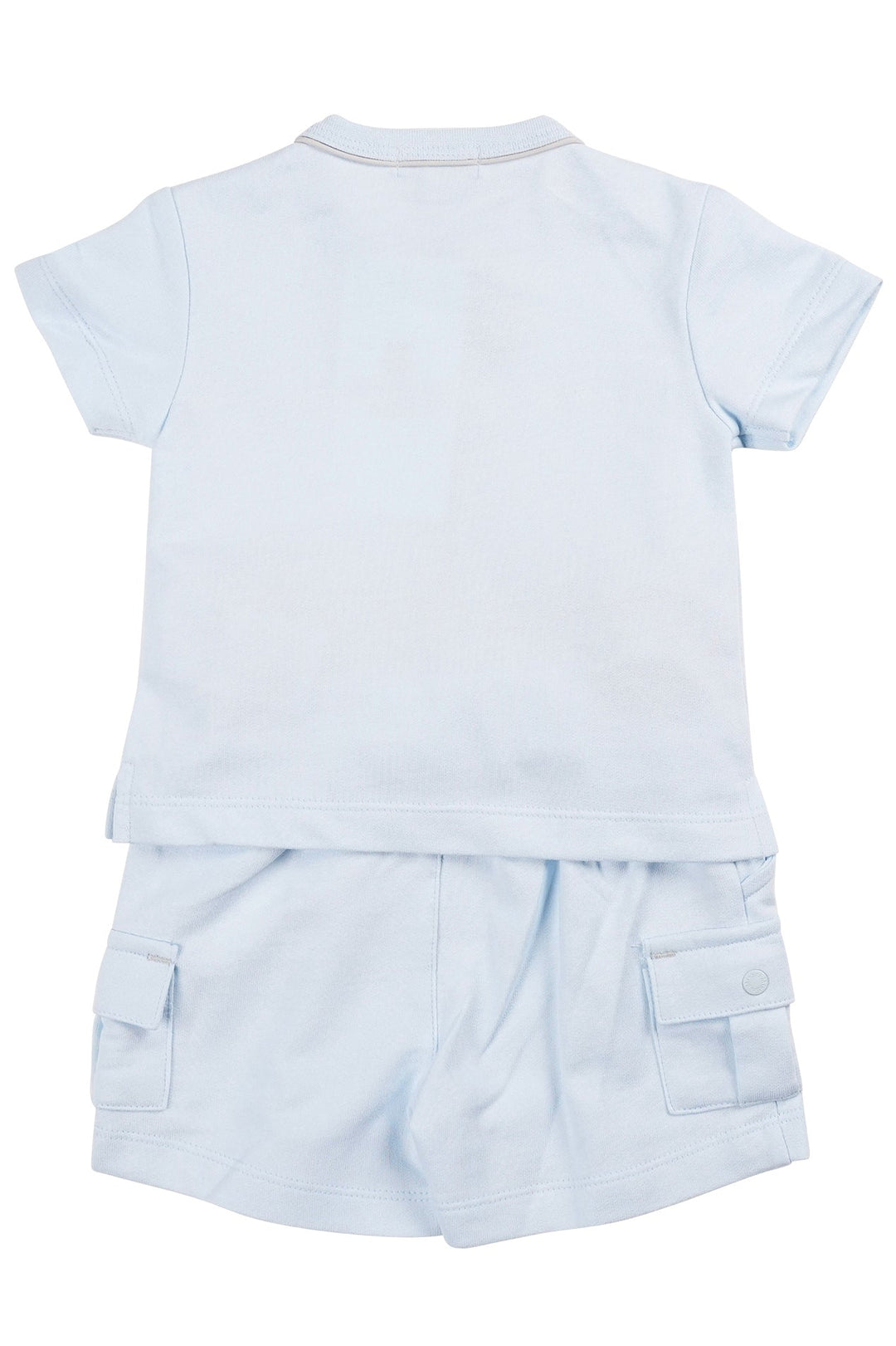 Mintini "Evan" Baby Blue T-Shirt & Cargo Shorts - Millie and John