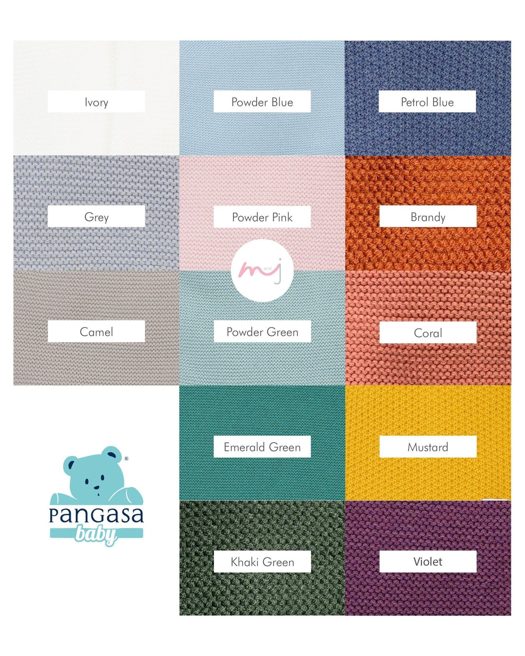 Pangasa Ribbed Knitted Scarf - Millie and John