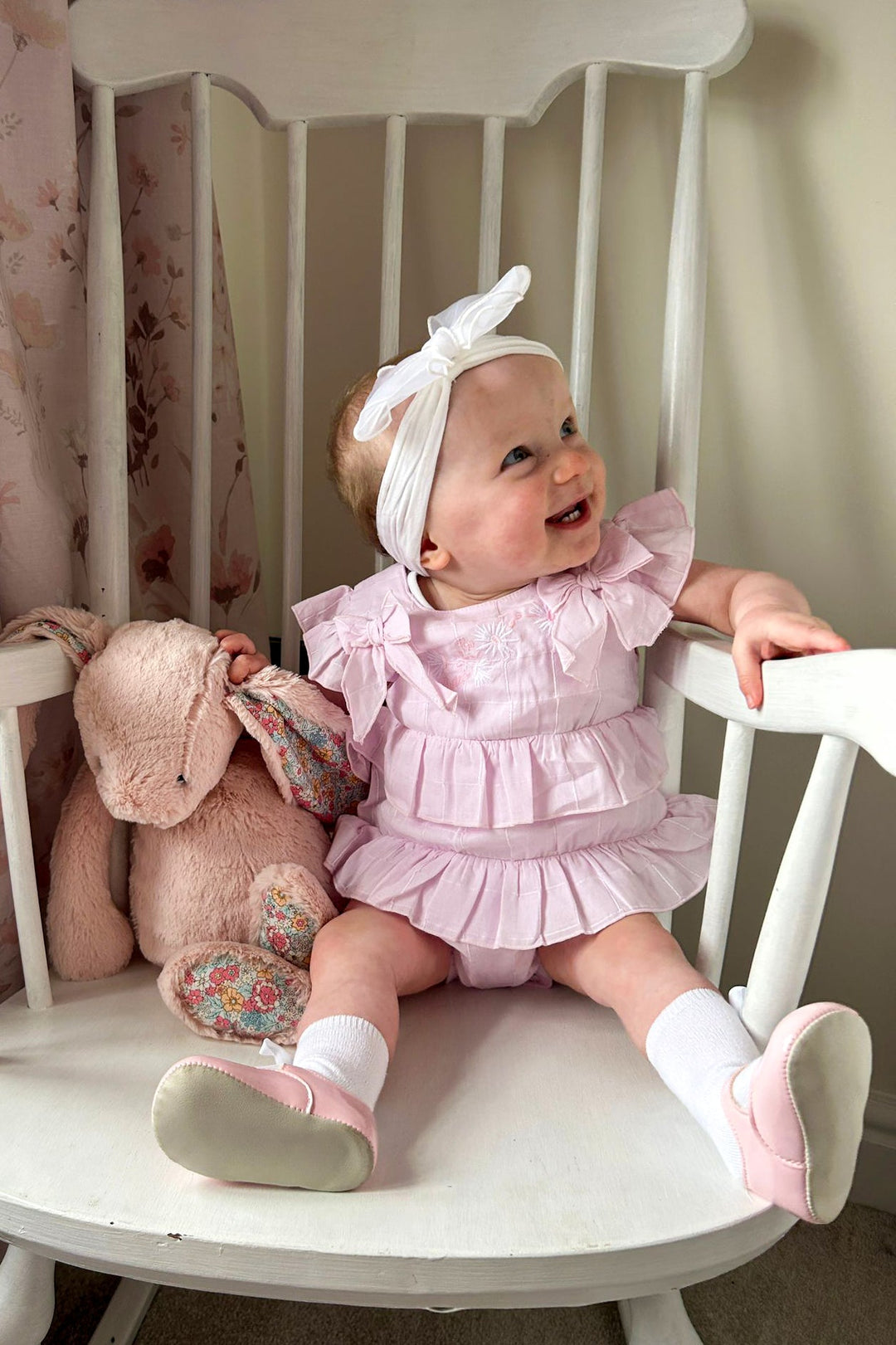 Pastels & Co "Callie" Pink Frilled Shortie - Millie and John