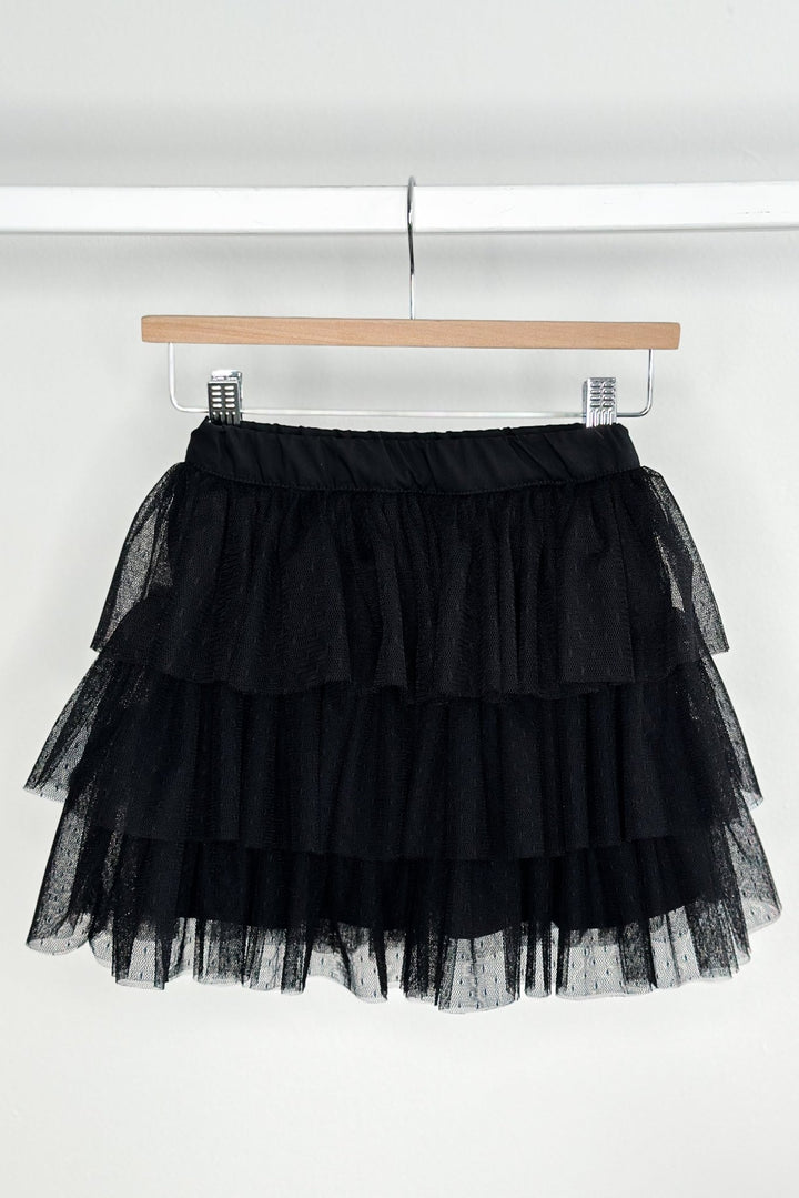 Phi "Allegra" Black Tulle Skirt - Millie and John
