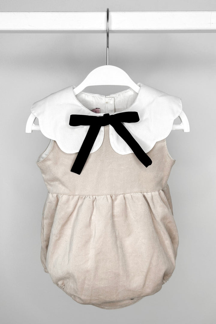 Phi "Aria" Stone Velvet Romper - Millie and John