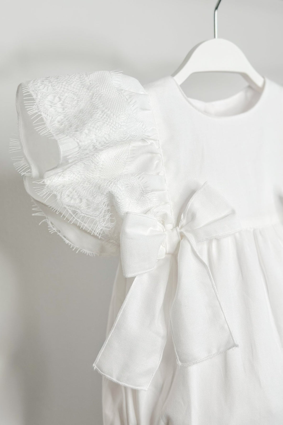 Phi "Elaia" White Lace Romper - Millie and John