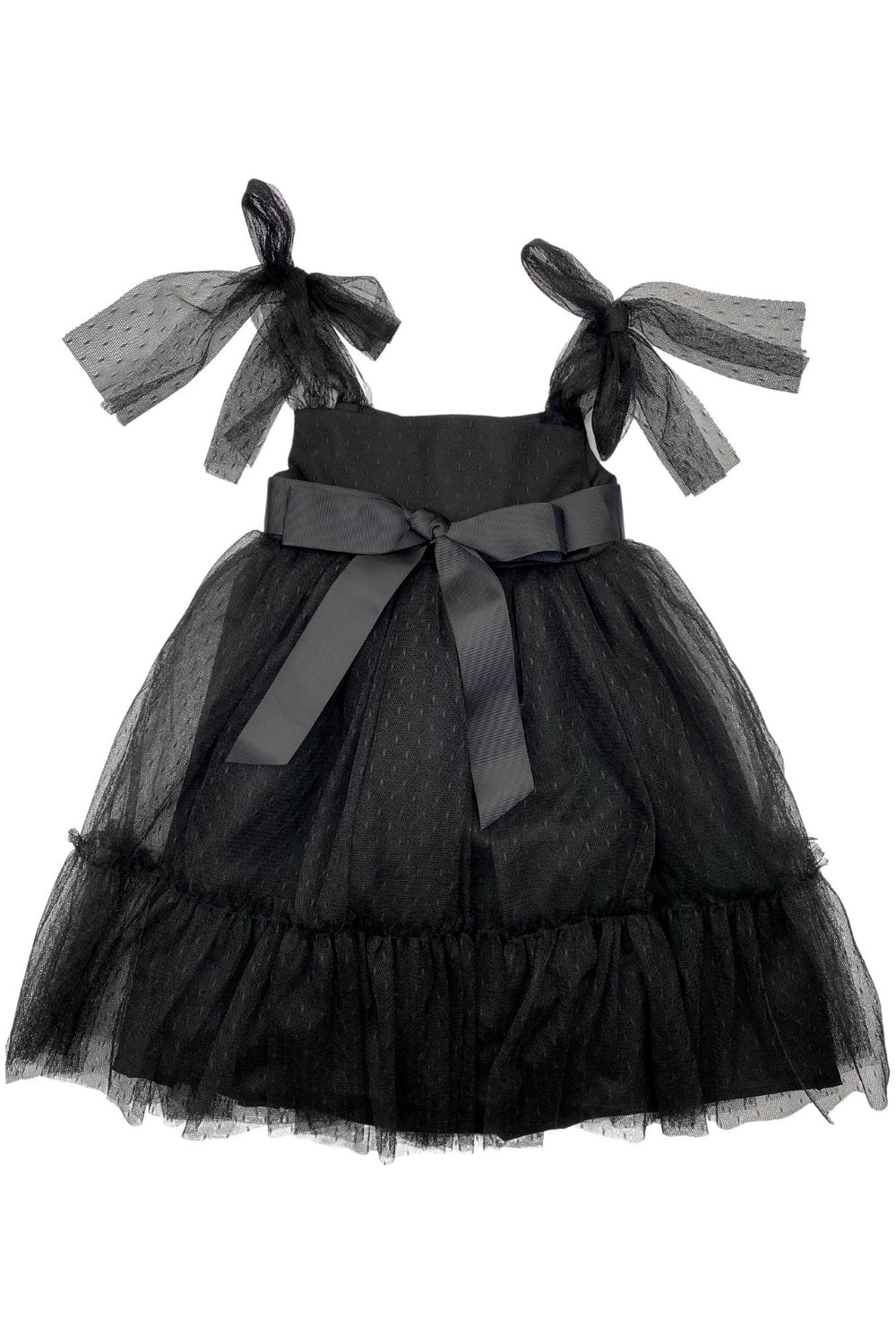 Phi "Enid" Black Tulle Dress - Millie and John