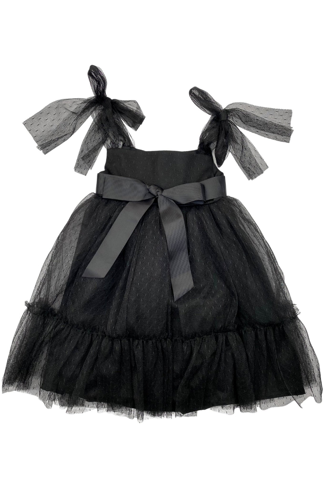 Phi "Enid" Black Tulle Dress - Millie and John