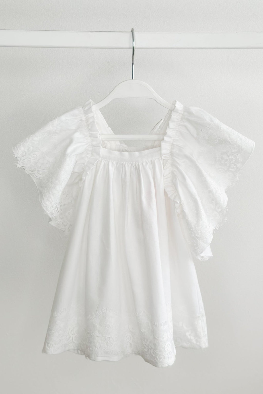 Phi "Syleste" White Lace Dress - Millie and John