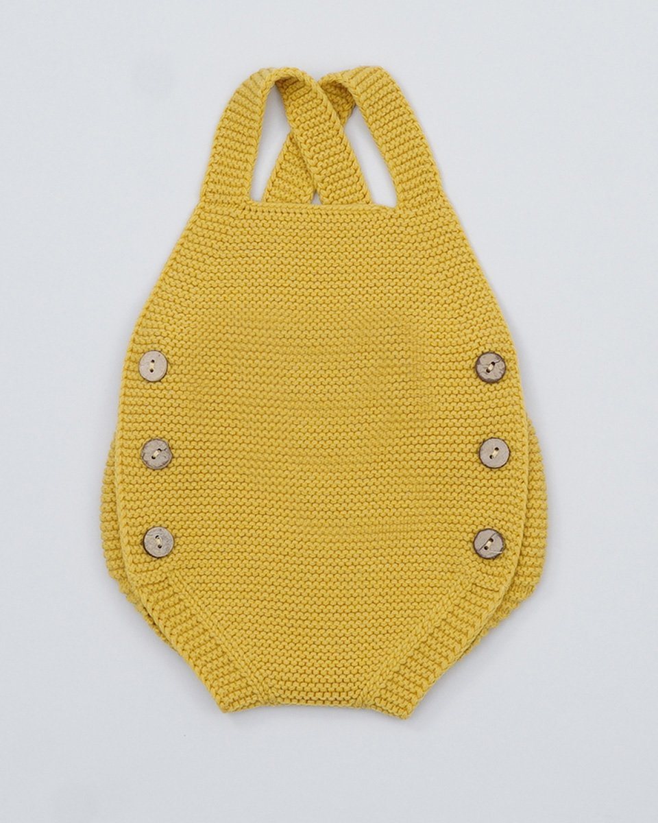 Pangasa PREORDER | Knitted Dungaree Romper | Millie and John