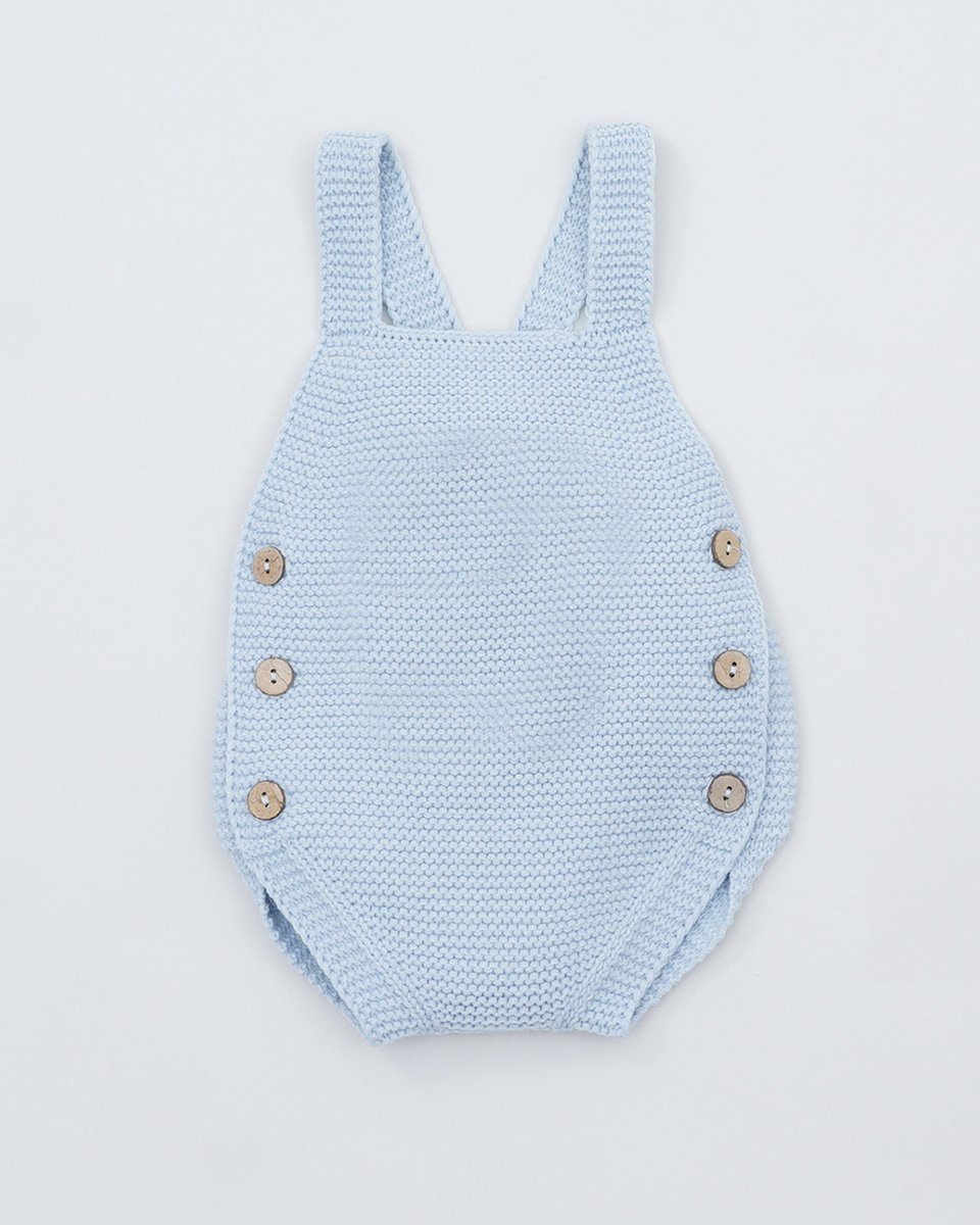 Pangasa PREORDER | Knitted Dungaree Romper | Millie and John