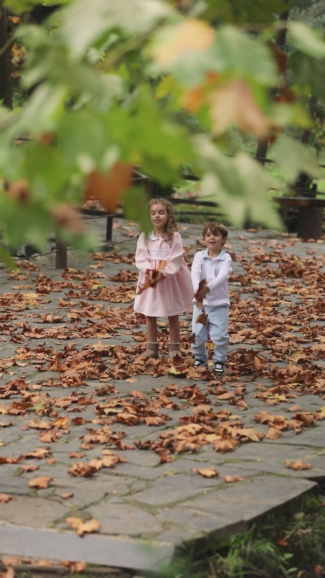 "Elodie" Blush Pink Smocked Cord Dress