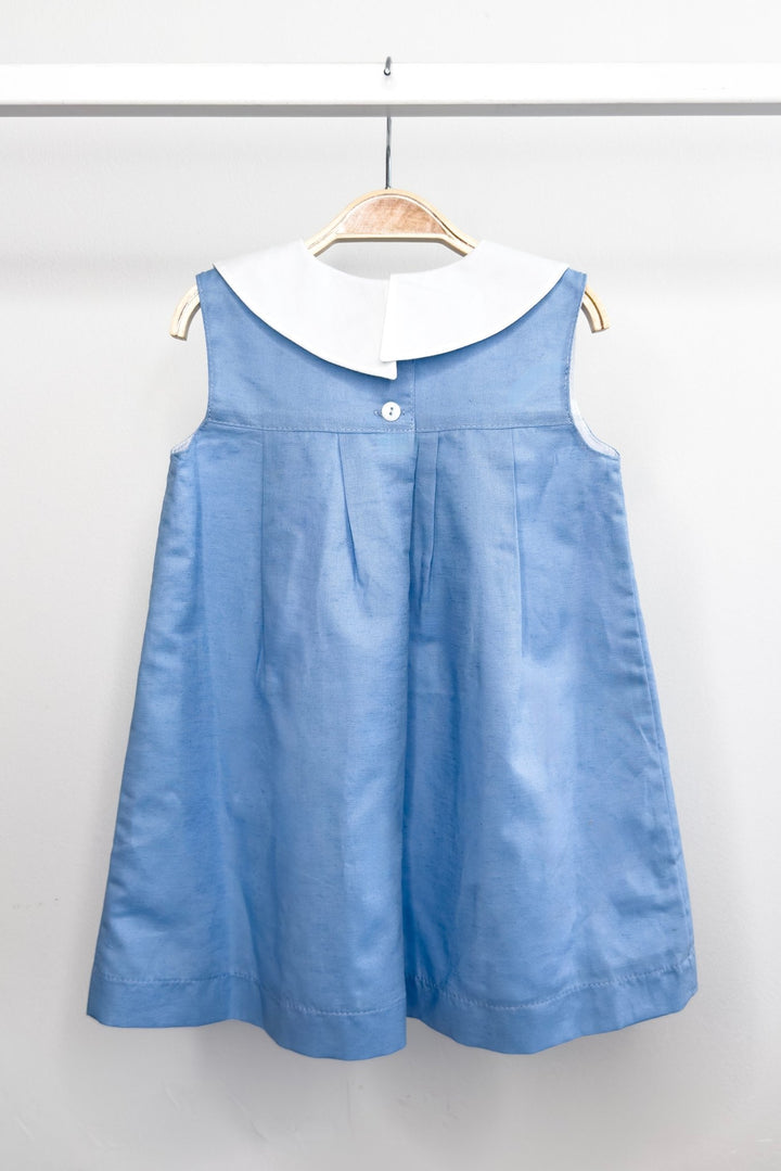 Puro Mimo "Gianna" Blue &amp; Red Sailor Dress - Millie and John