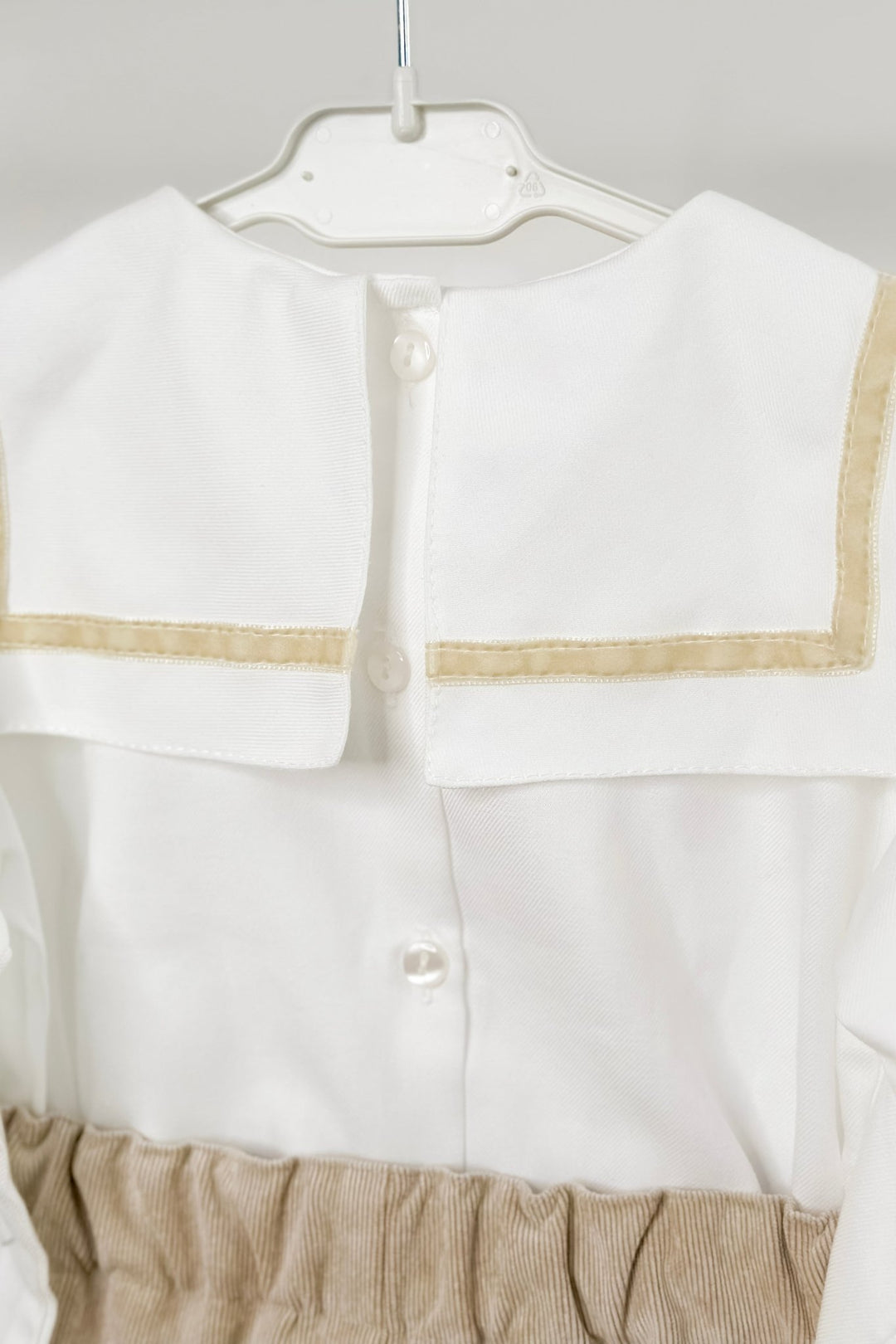 Puro Mimo "Hudson" Stone Cord Sailor Shirt & Shorts - Millie and John