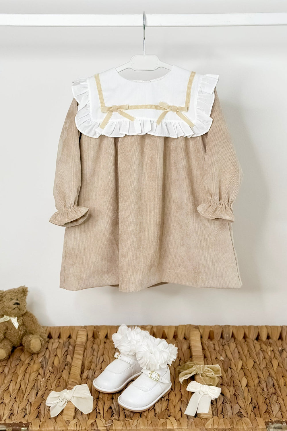 Puro Mimo "Lily" Stone Cord Dress - Millie and John