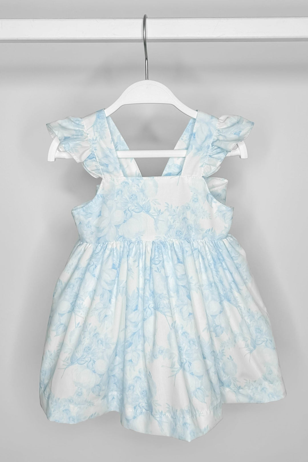 Puro Mimo "Posey" Blue Floral Dress - Millie and John