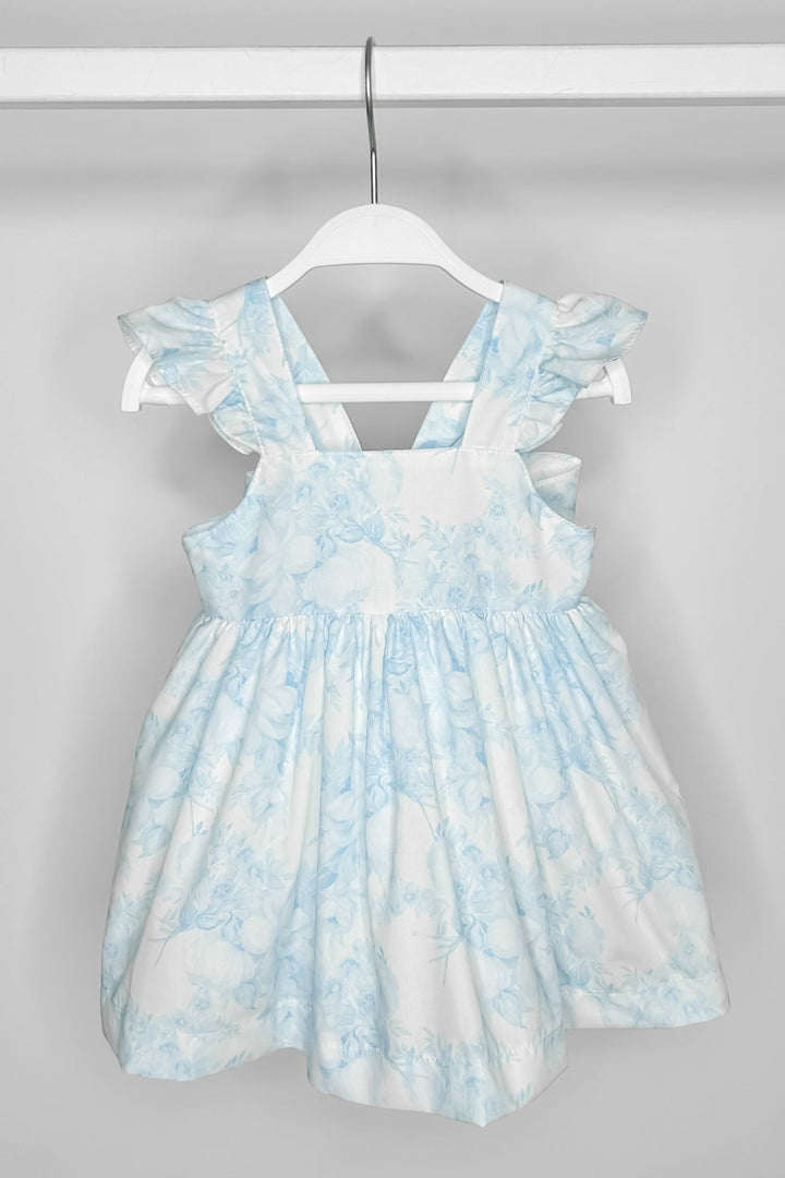 Puro Mimo "Posey" Blue Floral Dress - Millie and John
