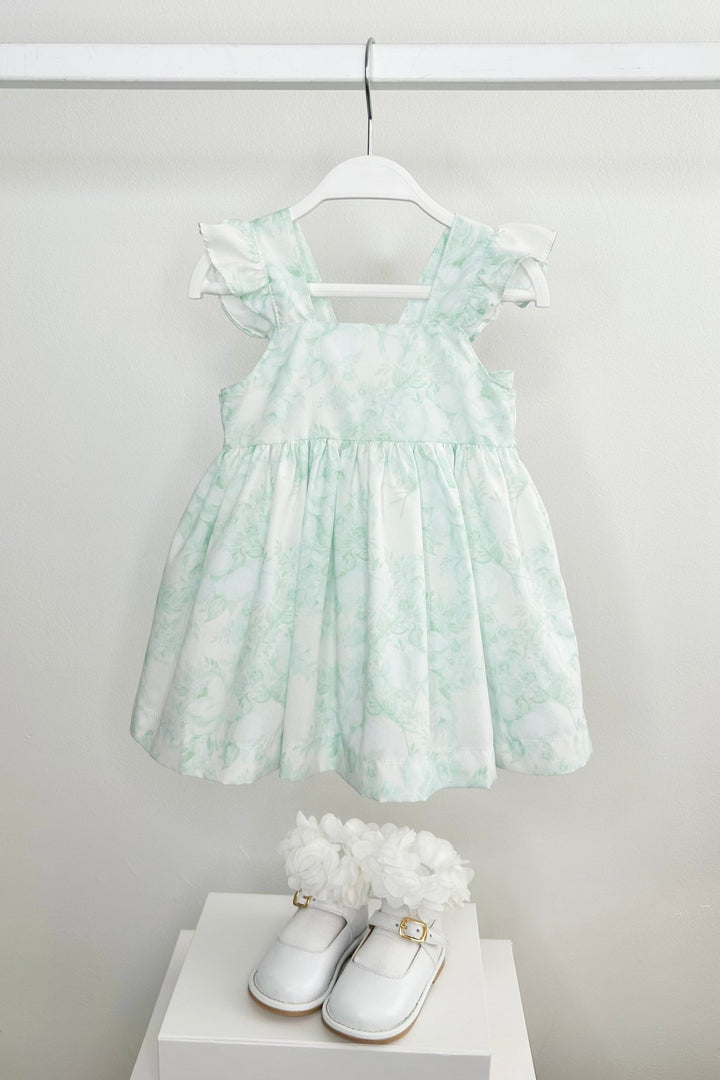Puro Mimo "Posey" Mint Green Floral Dress - Millie and John