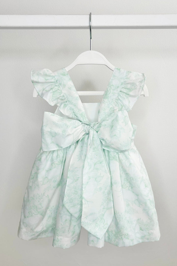 Puro Mimo "Posey" Mint Green Floral Dress - Millie and John