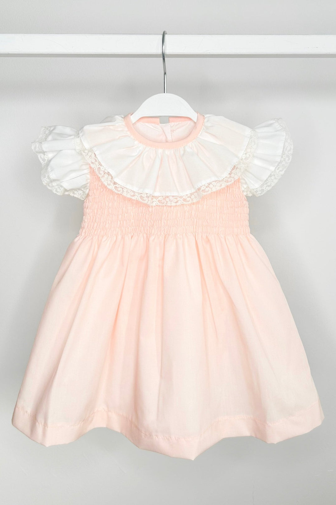 Puro Mimo "Tabitha" Peach Shirred Dress - Millie and John