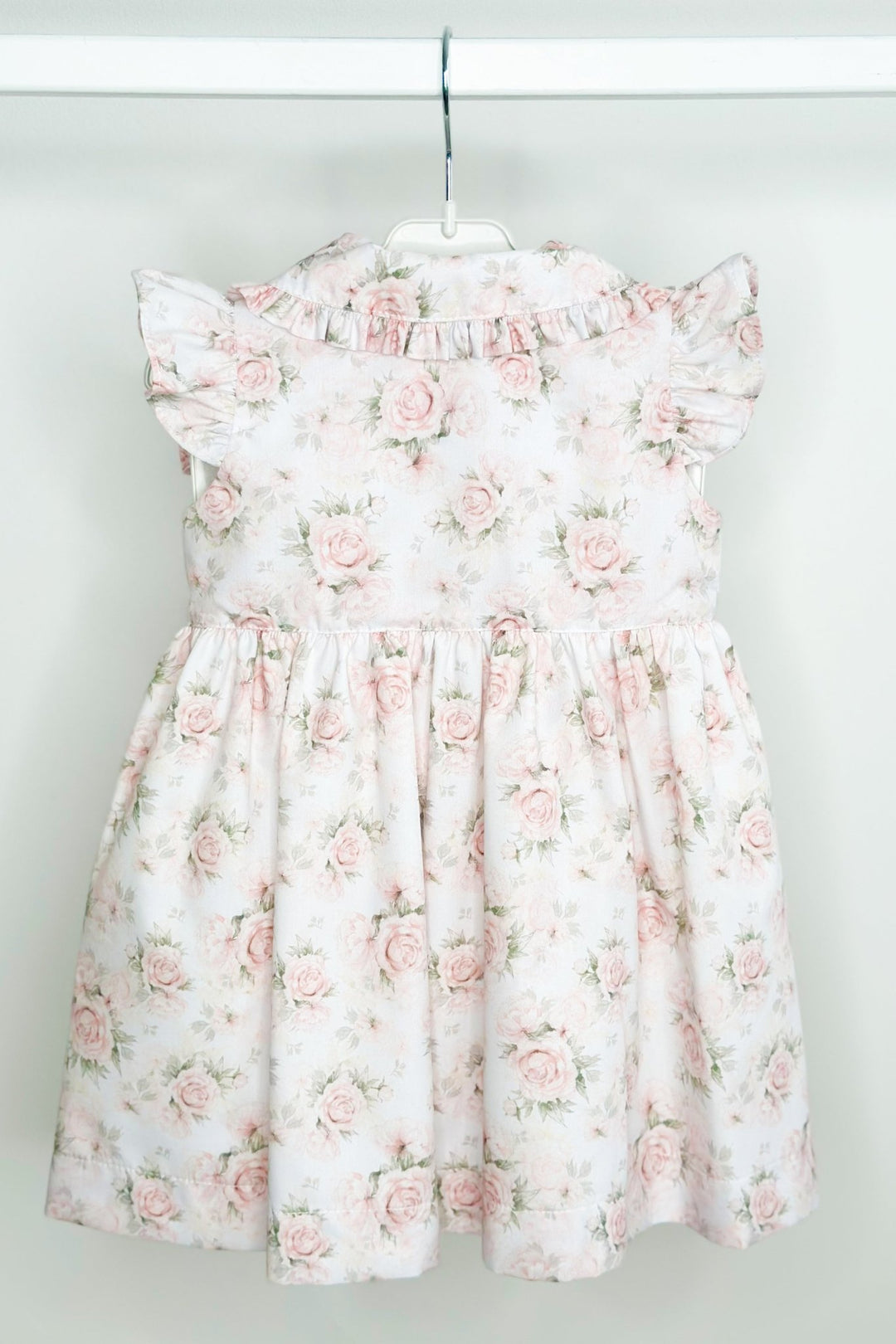 Puro Mimo "Wendy" Pale Pink Vintage Floral Dress - Millie and John