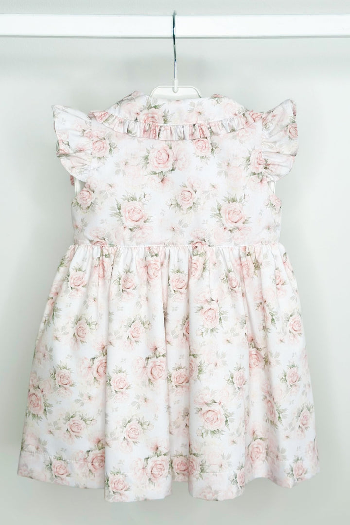 Puro Mimo "Wendy" Pale Pink Vintage Floral Dress - Millie and John