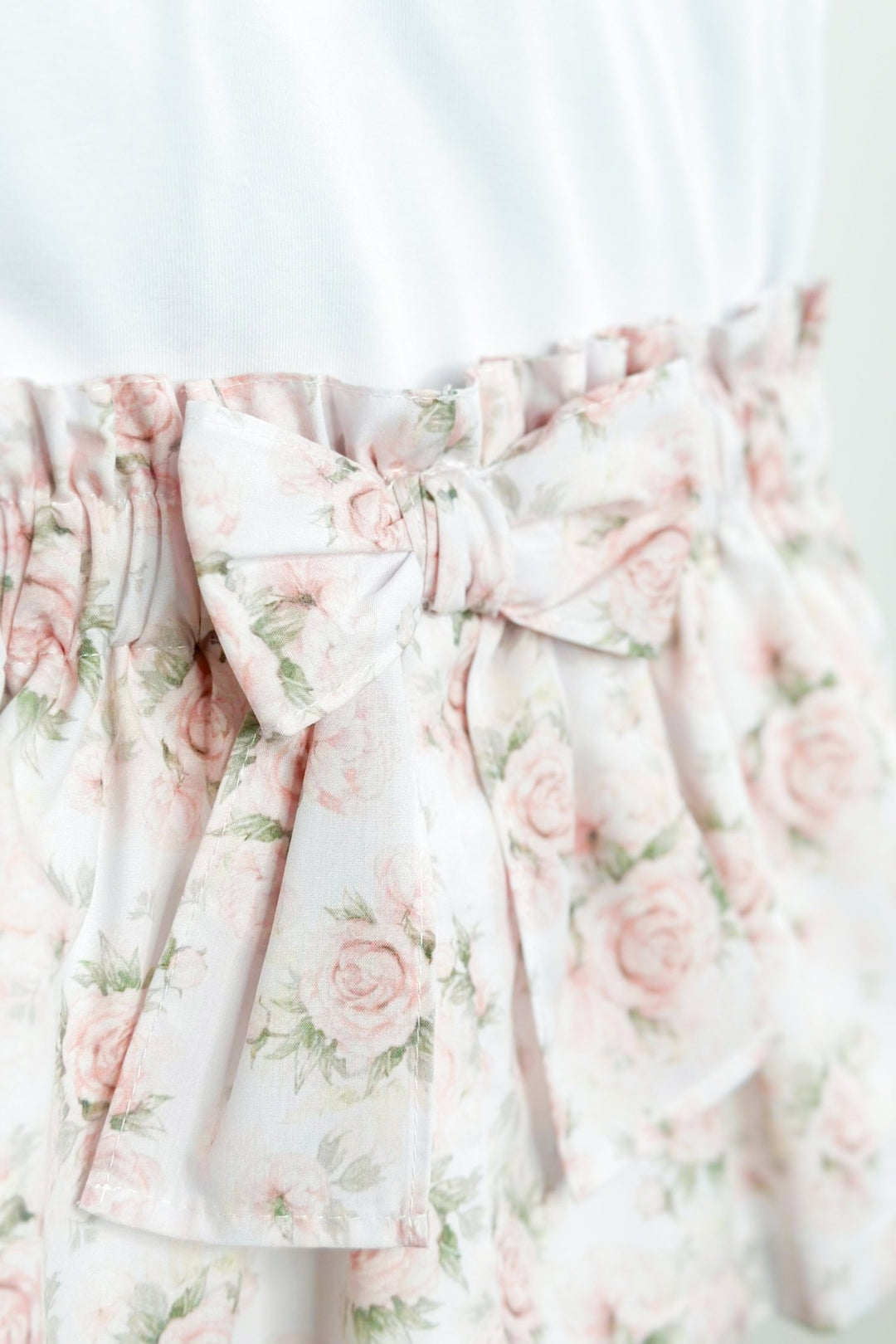 Puro Mimo "Wendy" Pale Pink Vintage Floral Top &amp; Skirt - Millie and John