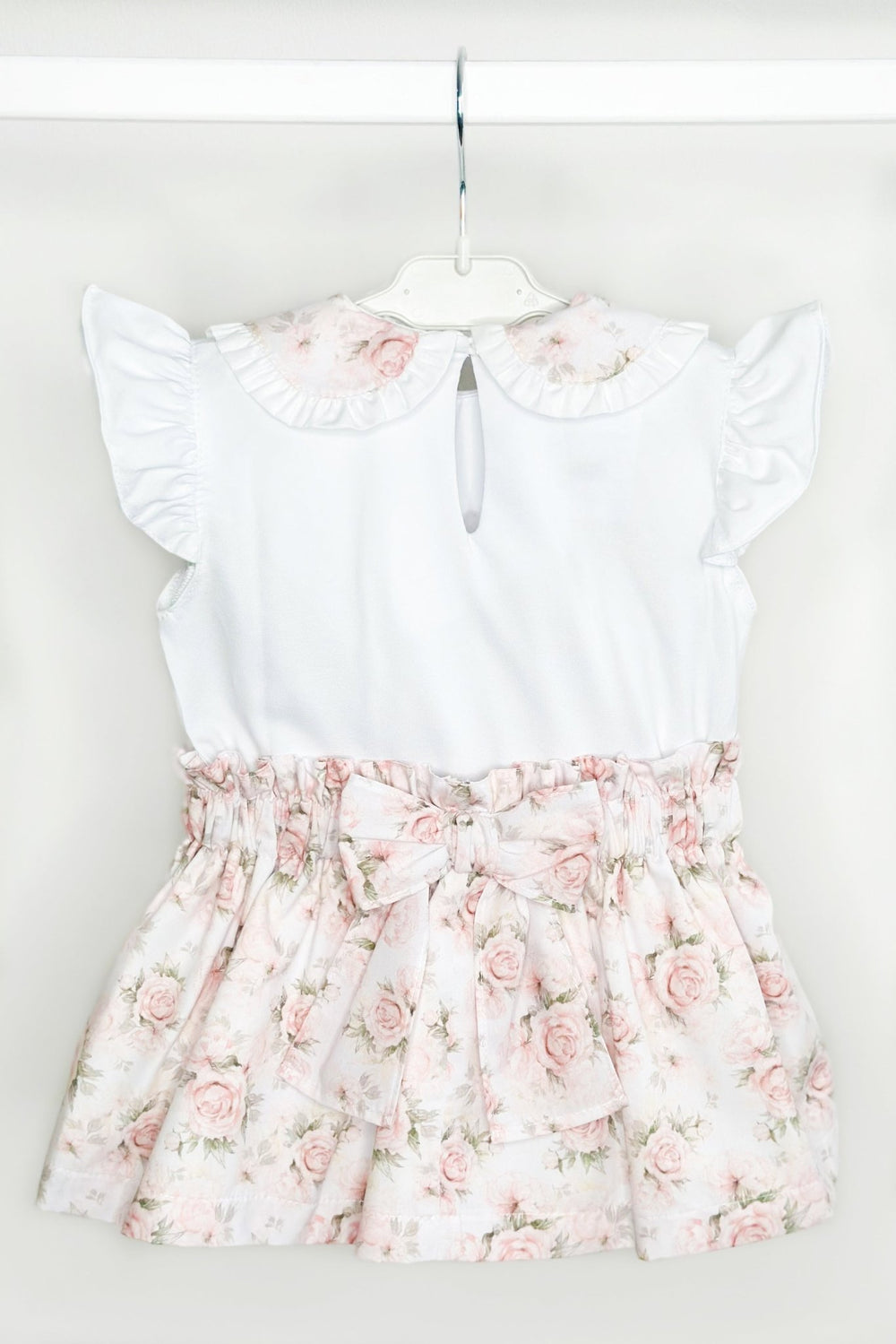 Puro Mimo "Wendy" Pale Pink Vintage Floral Top & Skirt - Millie and John