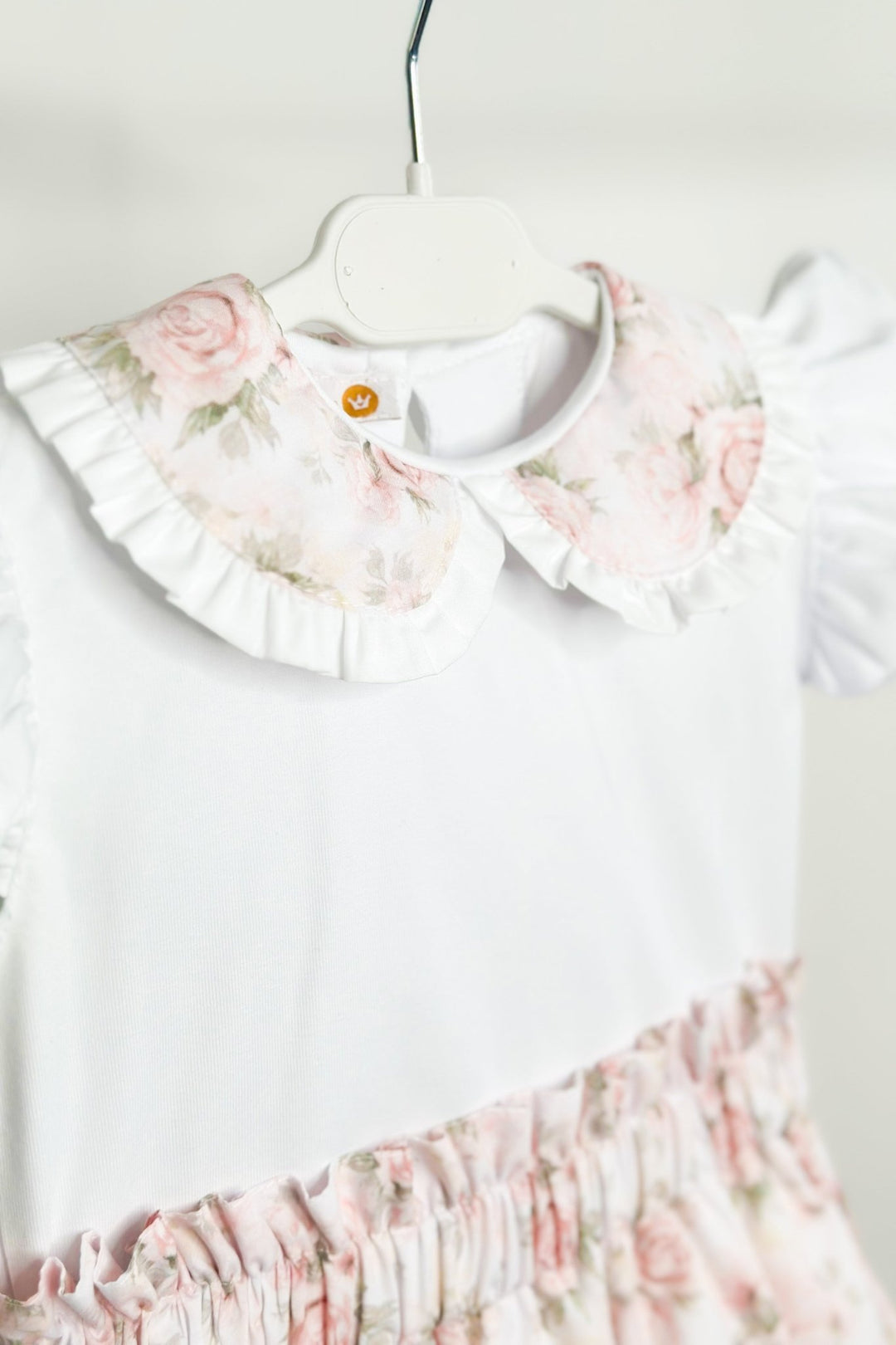 Puro Mimo "Wendy" Pale Pink Vintage Floral Top &amp; Skirt - Millie and John