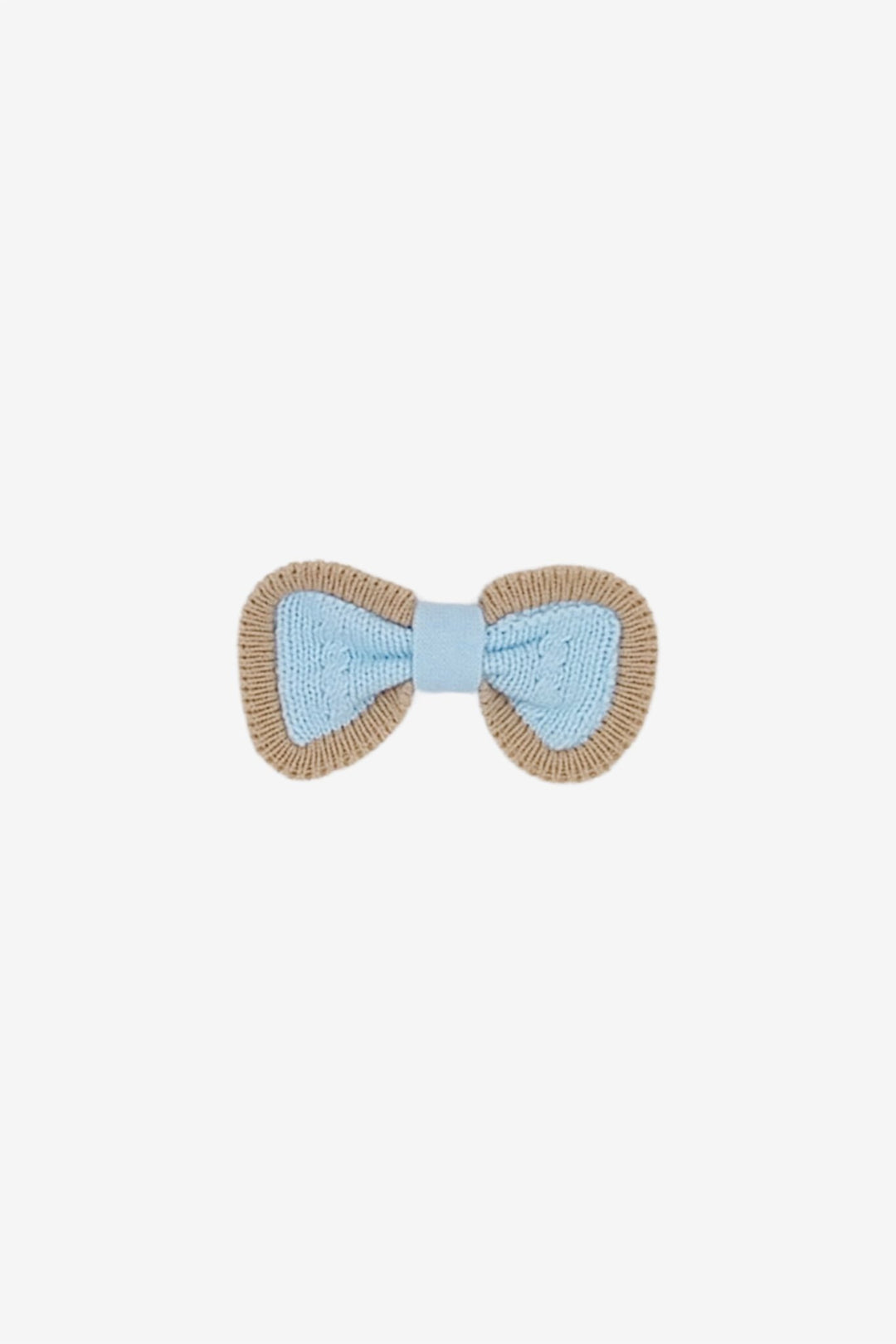 Rahigo Baby Blue & Camel Hair Bow - Millie and John