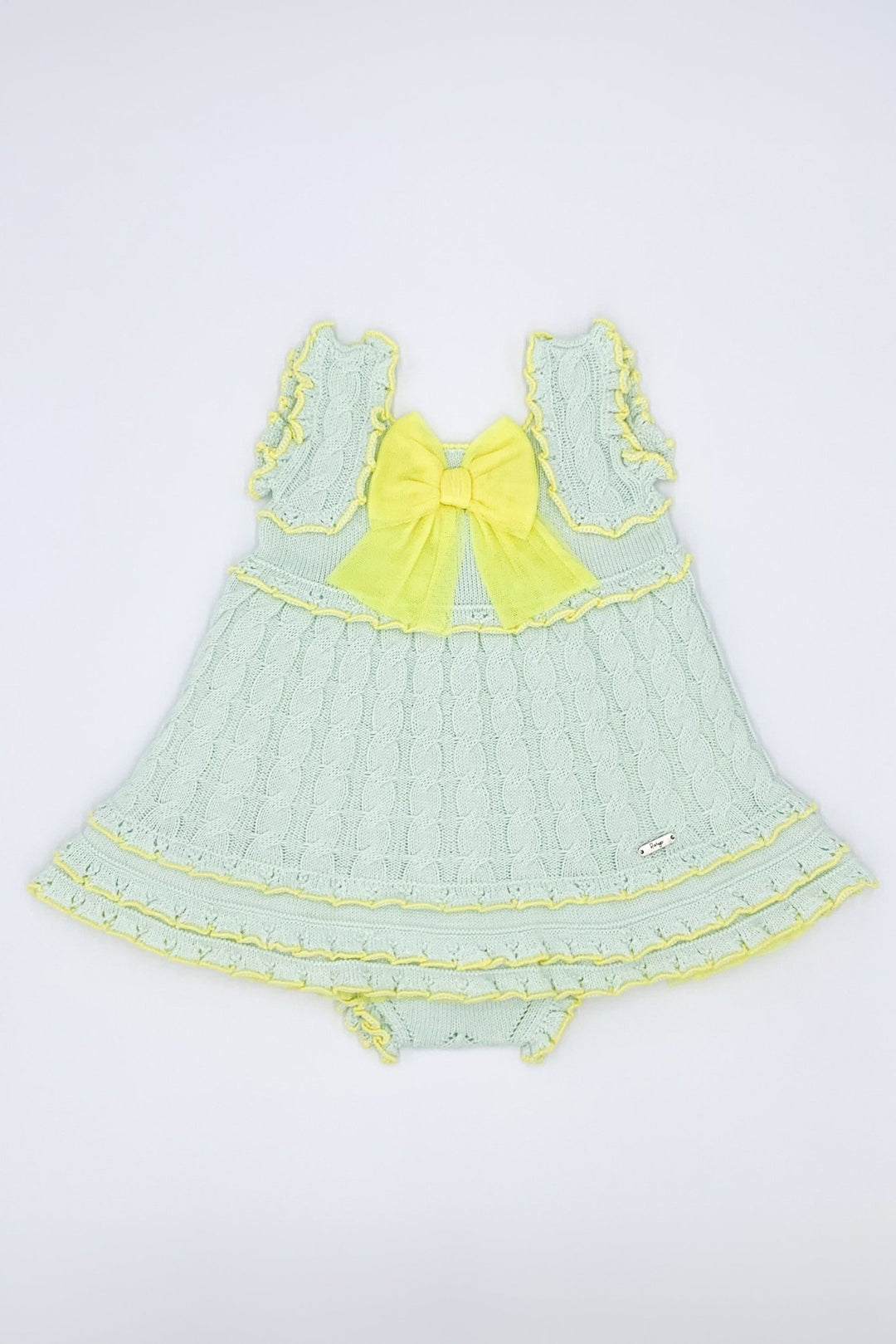 Rahigo "Delilah" Mint & Lemon Knit Dress - Millie and John