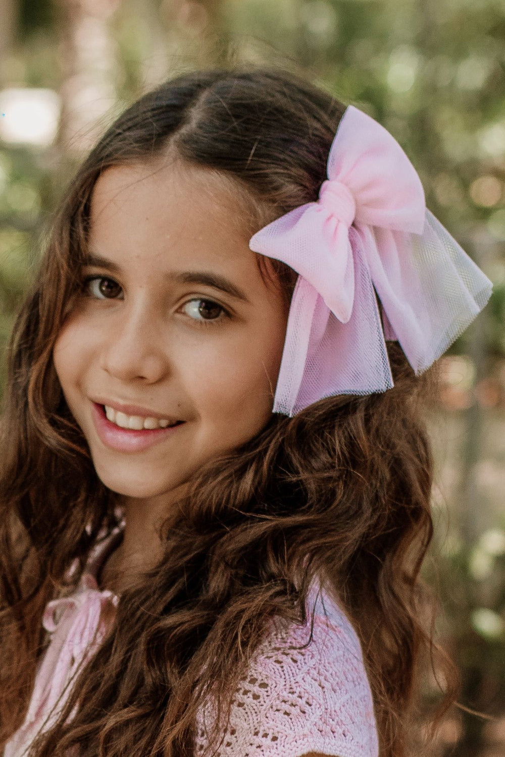 Rahigo Large Tulle Hair Bow - Millie and John