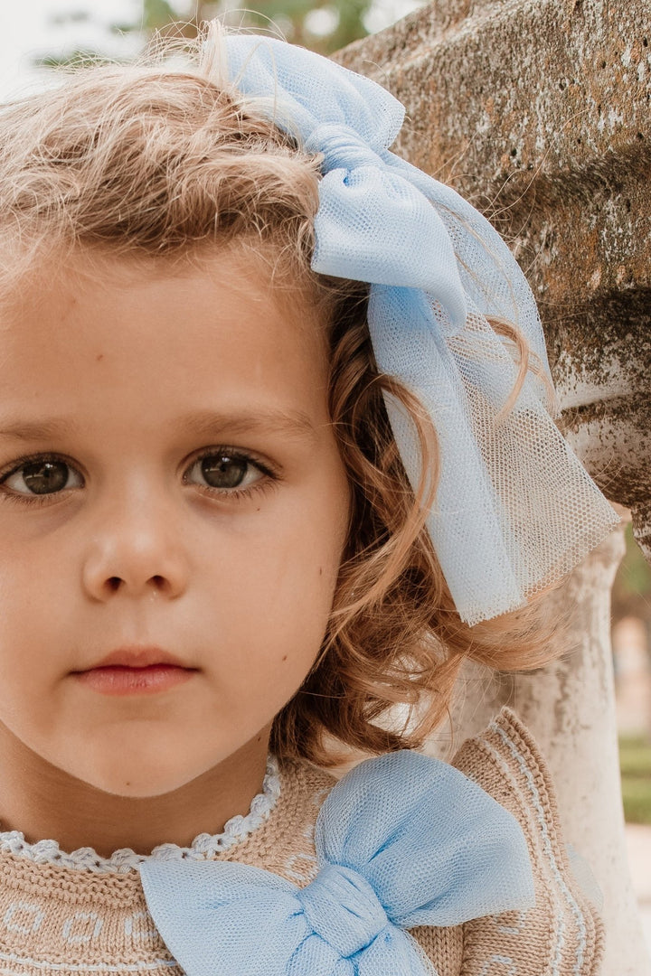 Rahigo Large Tulle Hair Bow - Millie and John