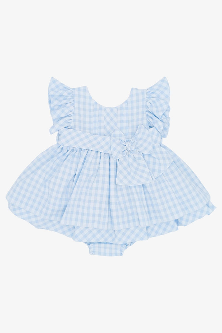 Rahigo PREORDER 🛑 Baby Blue Gingham Dress - Millie and John
