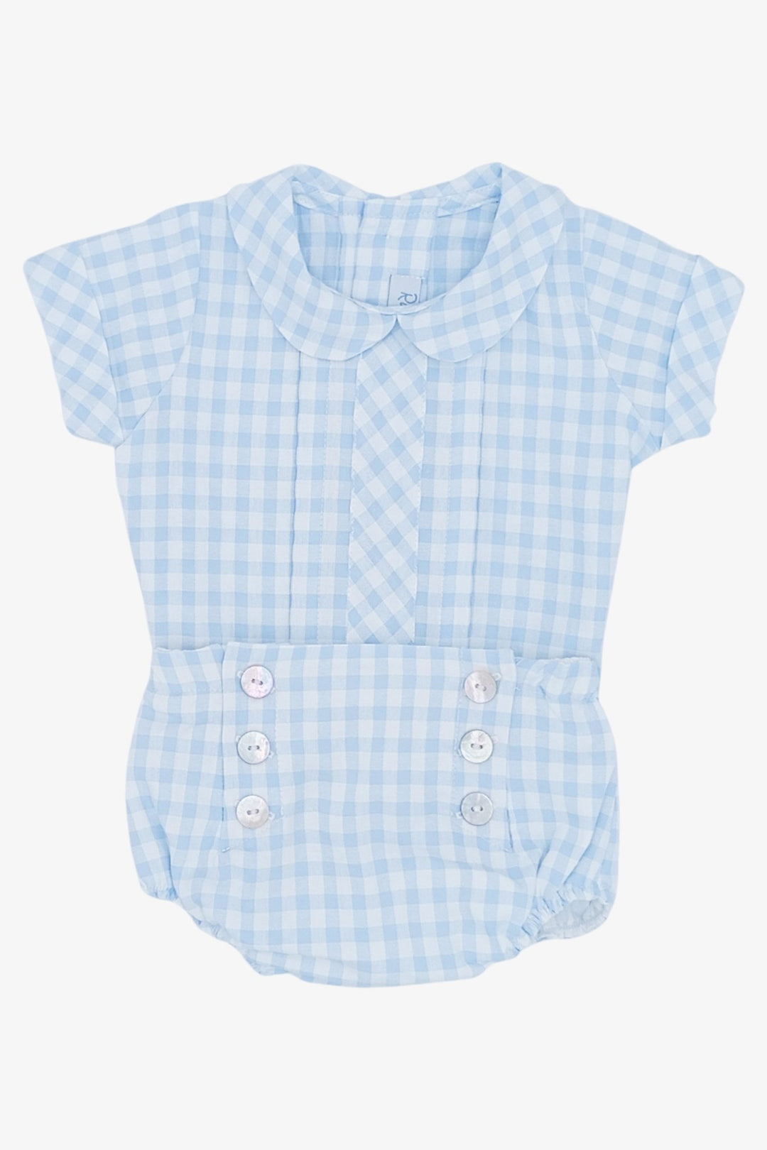 Rahigo PREORDER 🛑 Baby Blue Gingham Shirt & Jam Pants - Millie and John